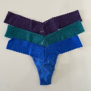 🪻Lowrise Lace Thong 3PK🪻
